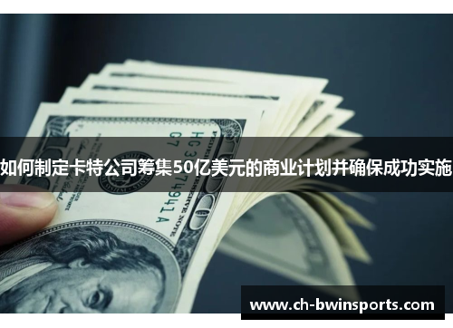 如何制定卡特公司筹集50亿美元的商业计划并确保成功实施