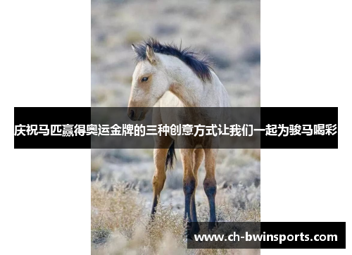 庆祝马匹赢得奥运金牌的三种创意方式让我们一起为骏马喝彩